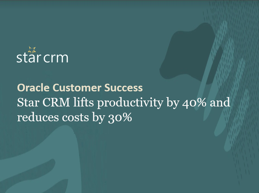 star crm oracle customer success